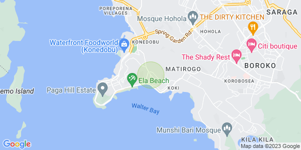 Map of Newtown, Port Moresby, NCD