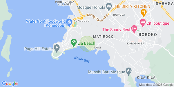 Map of Town, Port Moresby, NCD