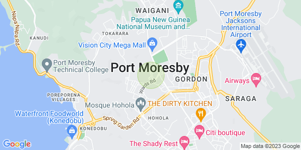 Map of Waigani, Port Moresby, NCD