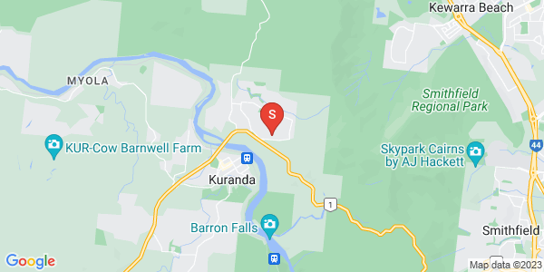 Map of 9 Saddle Mountain Road, KURANDA, Far North Queensland, 4881, QLD