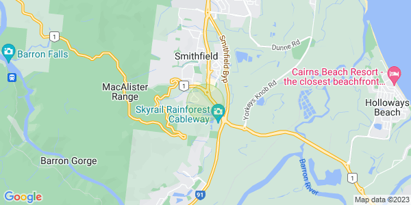 Map of Smithfield, Cairns & District, 4878, QLD