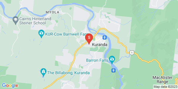 Map of 14A Morton Street, KURANDA, Far North Queensland, 4881, QLD