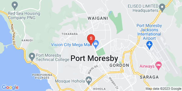 Map of Waigani Village, Waigani, Port Moresby, NCD