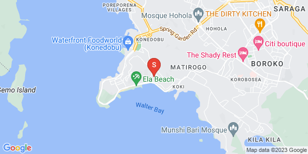 Map of Drive Davara, Town, Port Moresby, NCD