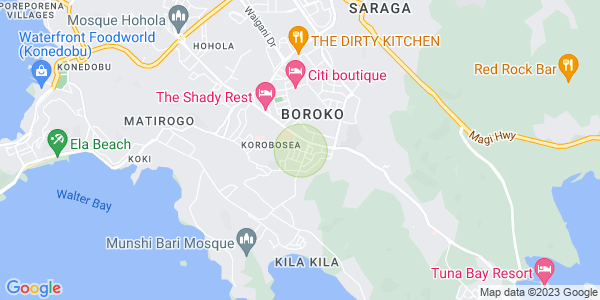 Map of Korobosea, Port Moresby, NCD