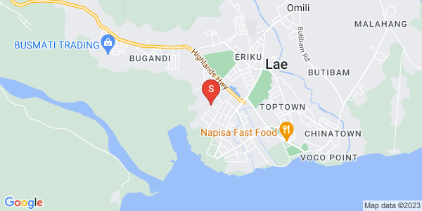Map of Street Delos, Lae, Morobe