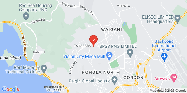 Map of Vaibori Avenue, Tokarara, Port Moresby, NCD