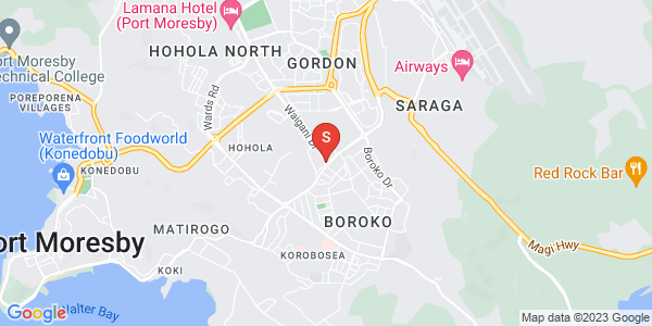 Map of Drive Angau, Boroko, Port Moresby, NCD