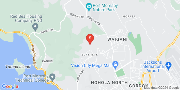 Map of Waigani rd, Waigani, Port Moresby, NCD
