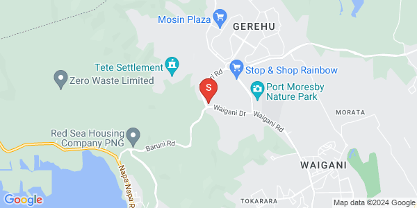 Map of Sivari Road, Rainbow Estate, Port Moresby, NCD