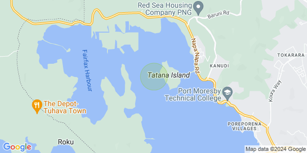 Map of Town, Port Moresby, NCD