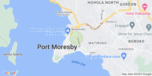 Map of Hohola, Port Moresby, NCD