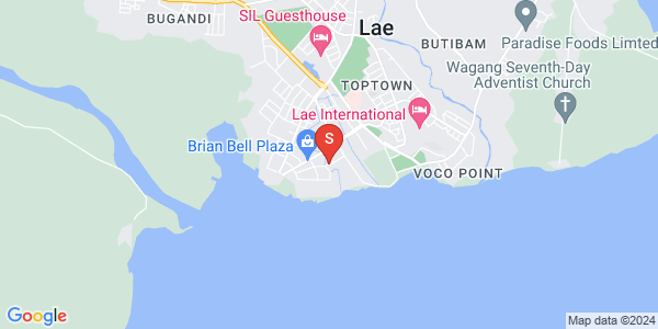 Map of MacDhui Street, Lae, Morobe