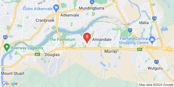 Map of 14 Oleander street, ANNANDALE, Townsville & District, 4814, QLD