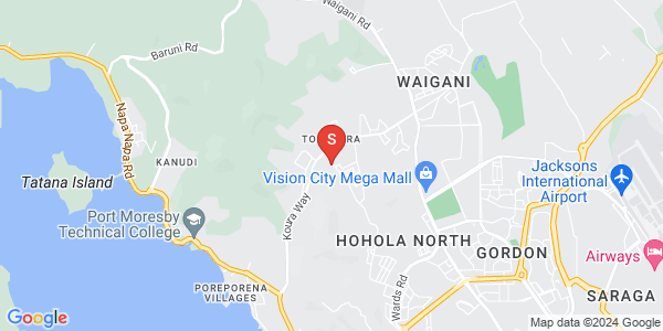 Map of street Fox, Tokarara, Port Moresby, NCD