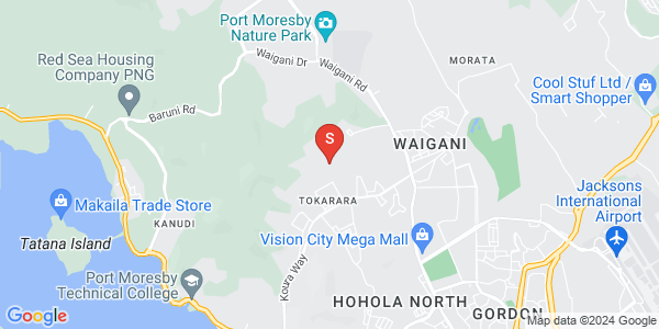 Map of Heights Savannah, Waigani, Port Moresby, NCD