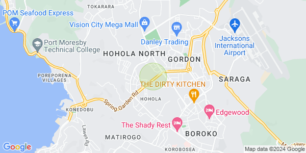 Map of Waigani, Port Moresby, NCD