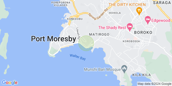 Map of Town, Port Moresby, NCD