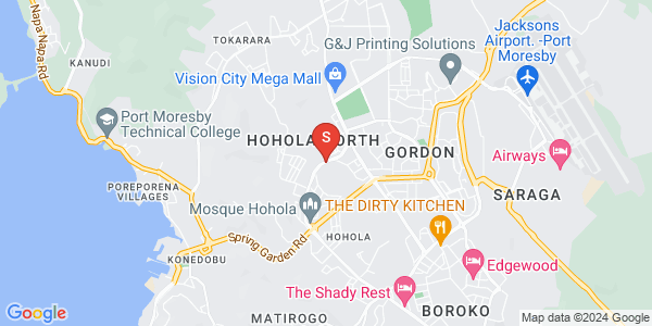Map of Road Wards, Hohola, Port Moresby, NCD