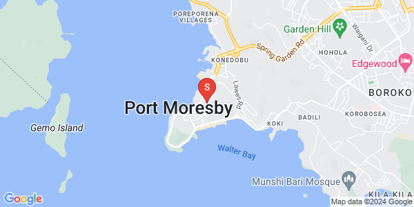 Map of Crescent Pandora, Touaguba Hill, Port Moresby, NCD