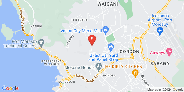 Map of 8 mile, Port Moresby, NCD