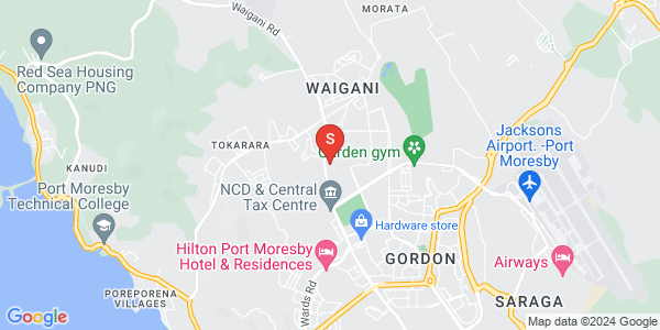 Map of Drive Waigani, Waigani, Port Moresby, NCD