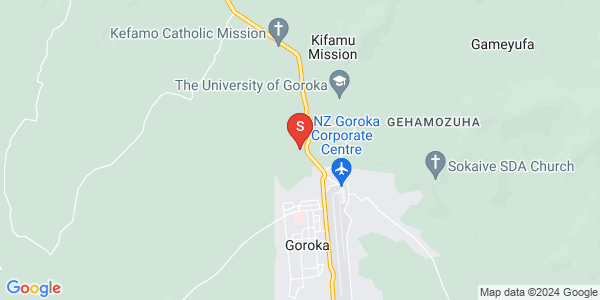 Map of Asaroufa, Goroka, Eastern Highlands