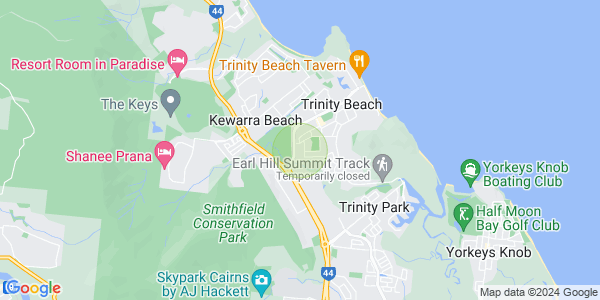 Map of Trinity Beach, Cairns & District, 4879, QLD