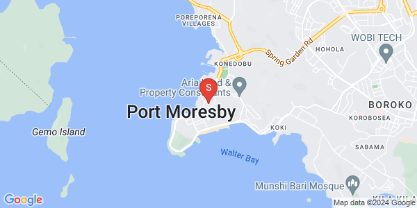 Map of Crescent Bougainville, Town, Port Moresby, NCD
