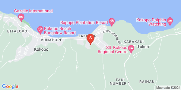 Map of Takubar/ Seaview, Kokopo (suburb), Kokopo, East New Britain