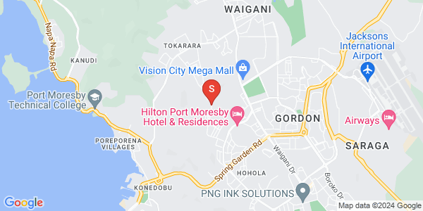 Map of 8 mile, Port Moresby, NCD