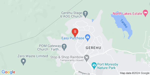 Map of Gerehu, Port Moresby, NCD