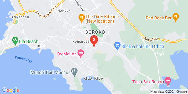 Map of Merrie England street  7, Korobosea, Port Moresby, NCD