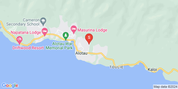 Map of Estate Ravens, Alotau, Milne Bay
