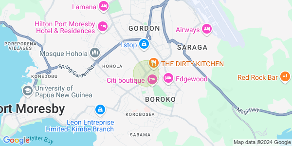 Map of Boroko, Port Moresby, NCD