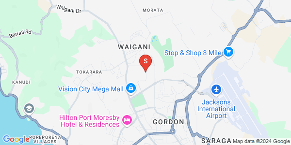 Map of Waigani, Port Moresby, NCD