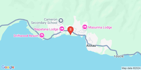Map of Alotau, Milne Bay