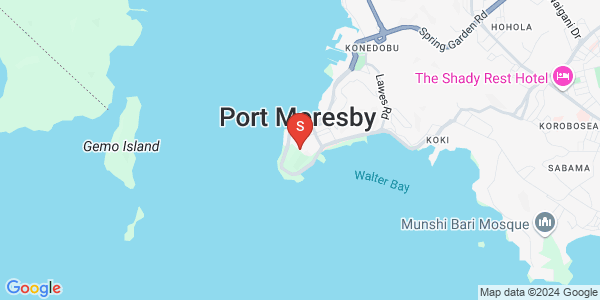 Map of Cr Bougainville, Paga Hill, Port Moresby, NCD