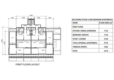 Apartment For Rent with 2 Parking Space