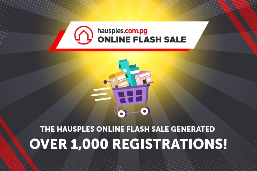 The Hausples Online Flash Sale generated over 1,000 registrations!