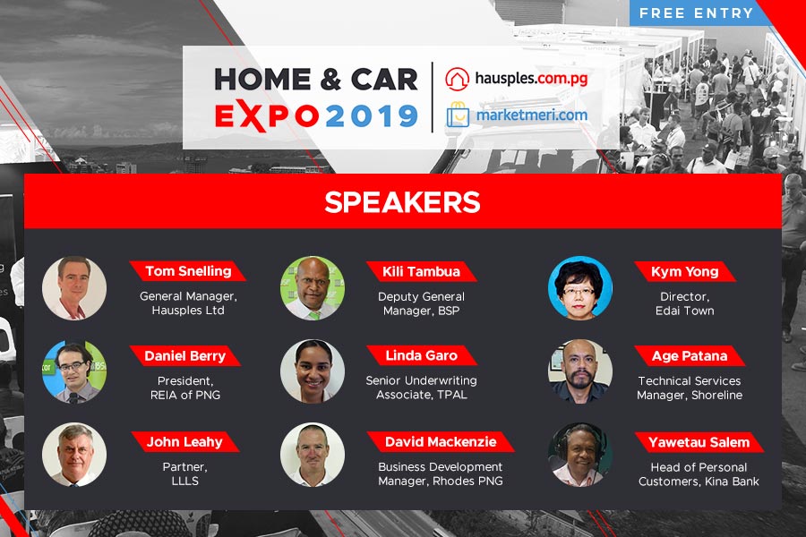Speakers Announced for Seminars In The Upcoming Home & Car Expo 2019 In June, Port Moresby